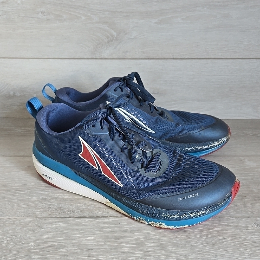 Altra Navy Paradigm 5 Running Shoes with Red Accents Sneakers Shoes Sz 13